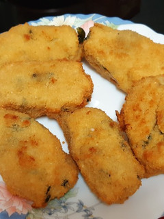 Una foto de Croquetas integrales de espinacas y atún
