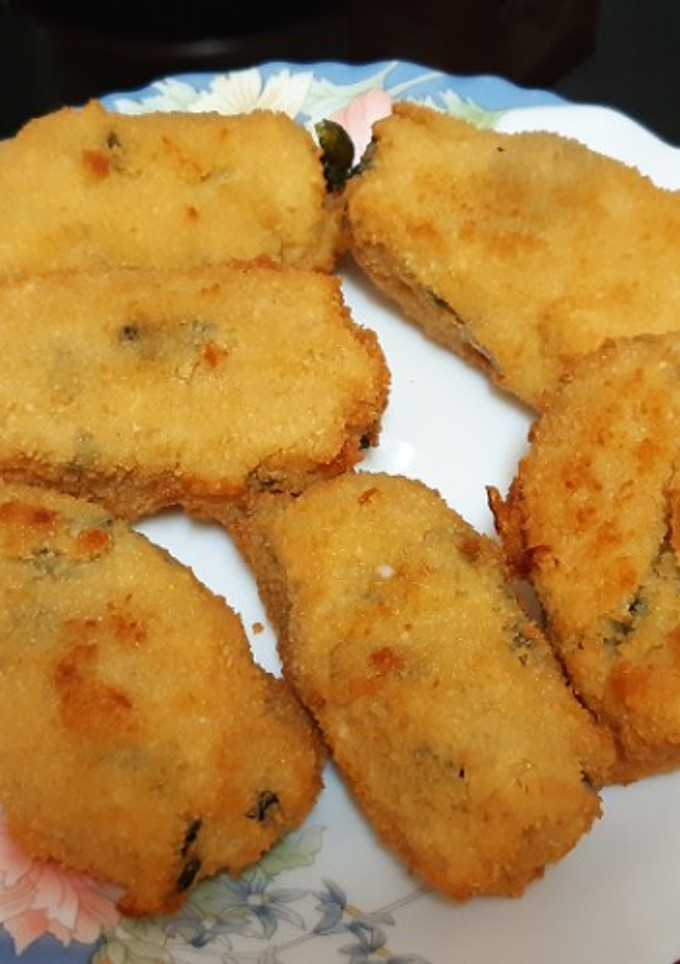 Una foto de Croquetas integrales de espinacas y atún