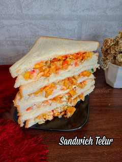 Foto resep Sandwich Orek Telur