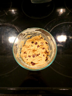 A picture of Protein cookie dough.