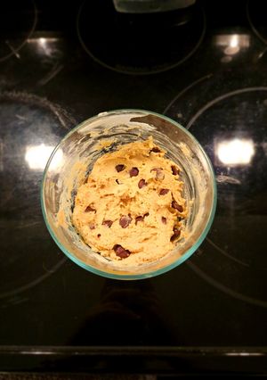 A picture of Protein cookie dough.