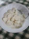 Bollitos con mantequilla y leche
