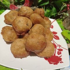 A picture of Spicy puff puff.
