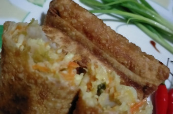 Resep Lumpia Rebung mix vege dan ayam Irit Untuk Jualan