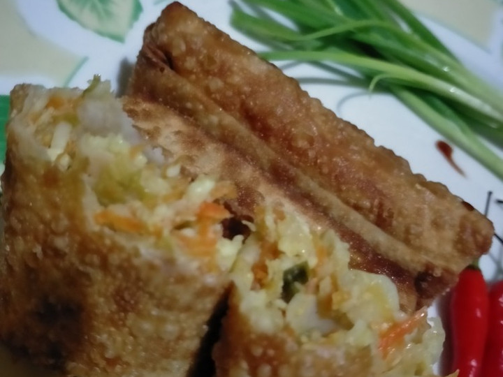 Resep Lumpia Rebung mix vege dan ayam Irit Untuk Jualan