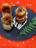 Potato Sago Vada with Raw mango chutney