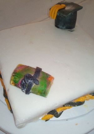 A picture of Orange cake.