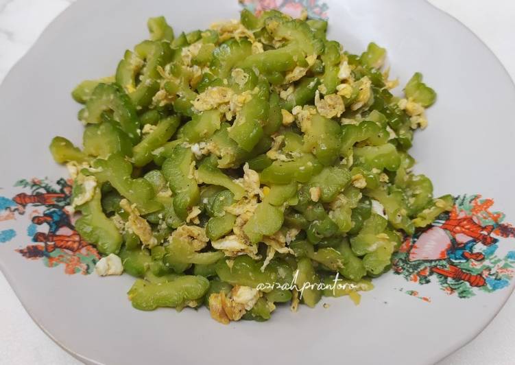 Masakan Unik Tumis Pare telor Sedap