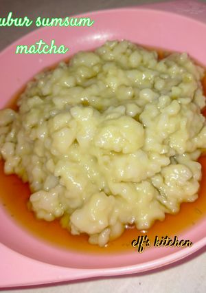 Foto resep Bubur sumsum matcha