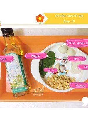 Foto resep 💕Mpasi Arumi 6M day 17💕