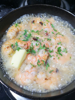 Una foto de Camarones al Pil Pil