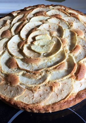 Una foto de Tarta de manzana sin gluten