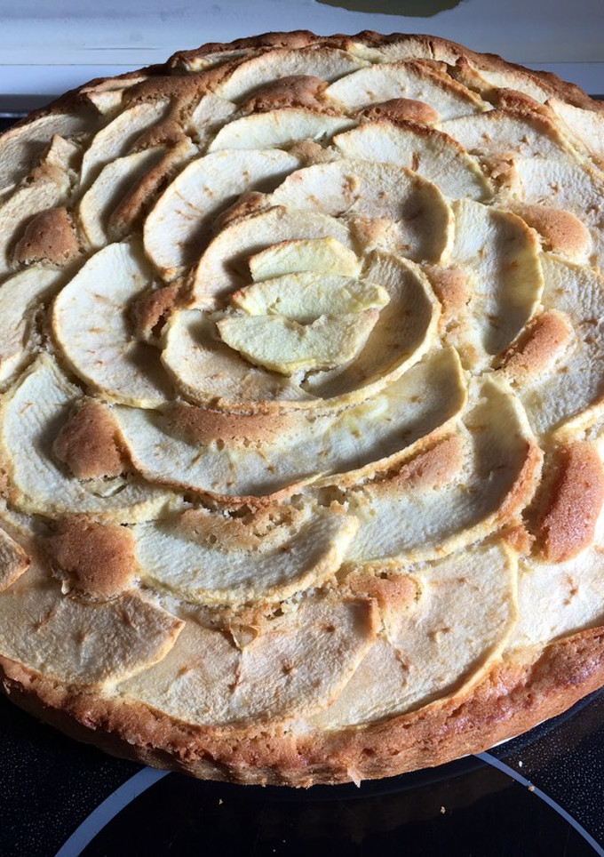 Una foto de Tarta de manzana sin gluten