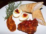 Ayam Bakar Bumbu Sambal Terasi dan Nasi Rempah Tortilla
