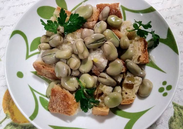 Pancotto con fave fresche