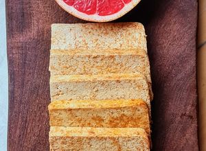 Una foto de Marinado de pomelo rosado para tofu 🩷 Adobo de toronja rosada 🩷