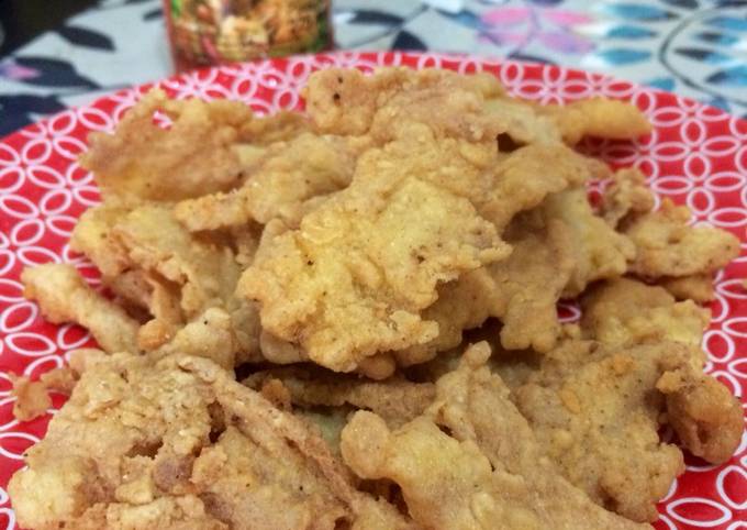 Resep Kulit Ayam Crispy Buatan (Gak Pakai Kulit Ayam) oleh Ellya - Cookpad