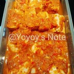 รูปของ Tahu telur pedas (diet tnp minyak, tnp garam gula)
