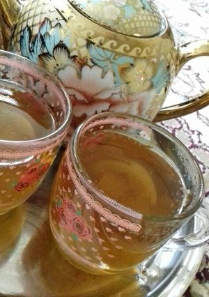 عکسی از دستور دمنوش گل ختمی