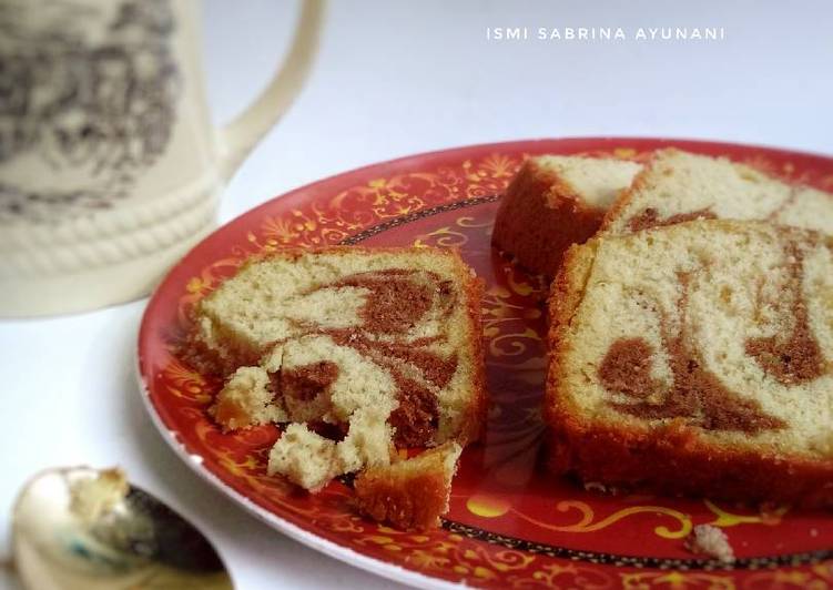 Resep Marmer Cake Jadul Pak Sahak Anti Gagal