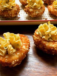 Une photo de ☆Œufs Mimosa Crunchy☆