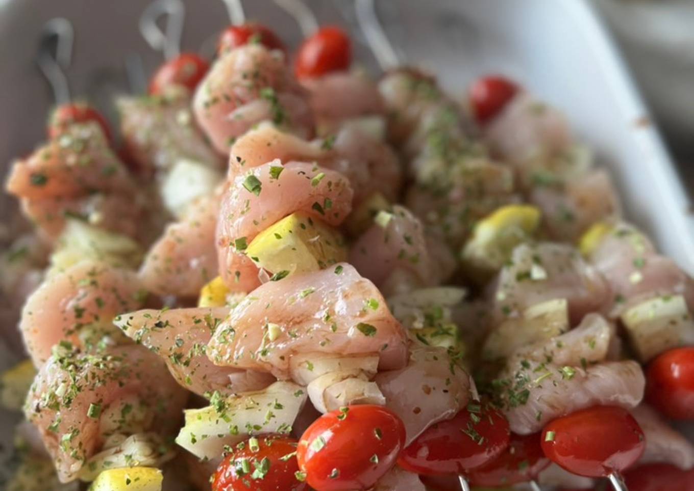 Brochettes de poulet