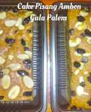 Cake Pisang Ambon Gula Palem