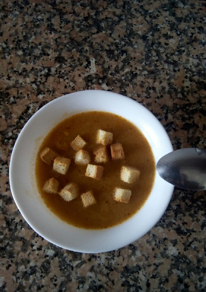 Una foto de Sopa de bacalao (cachorreña)#semana santa#