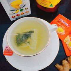 A picture of Ginger hOney tea.
