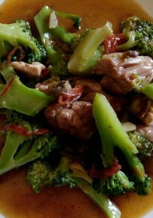 Foto resep Ca brokoli ayam pedas