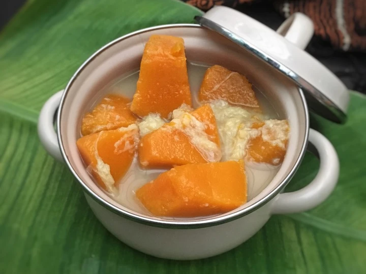 Cara Gampang Membikin Resep  Kolak Labu Kuning (dengan Fibercreme) yang Menggugah Selera, Bikin Ketagihan