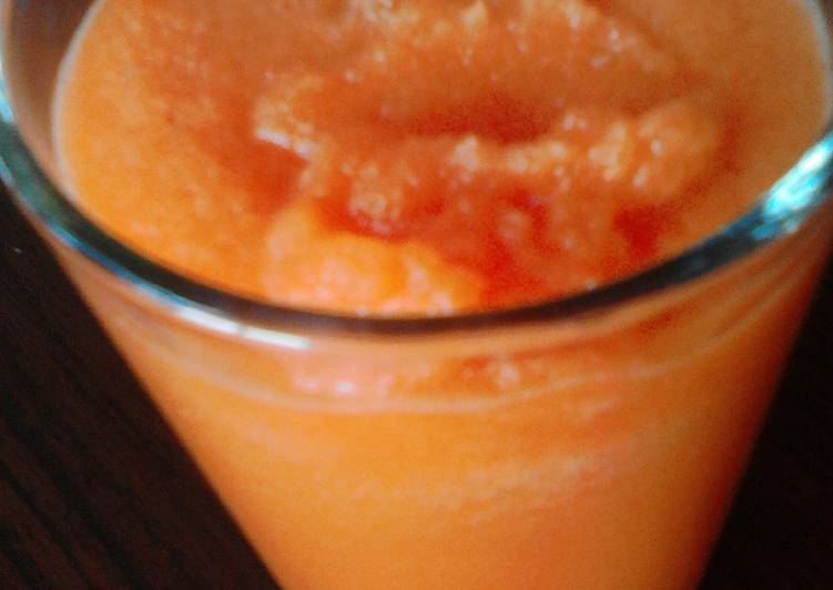 Langkah Mudah untuk Membuat jus carmato (carrot tomato alias  tomat+wortel), Enak