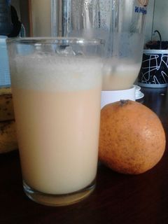Foto resep jus jeruk+susu 