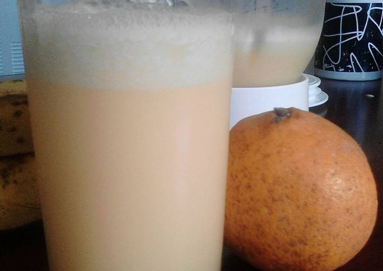 Bagaimana Membuat jus jeruk+susu Anti Gagal