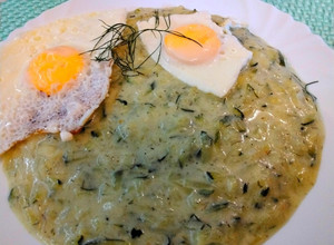 Tejszínes cukkinifőzelék recept fotója