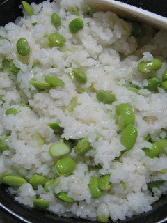 A picture of Edamame Rice.