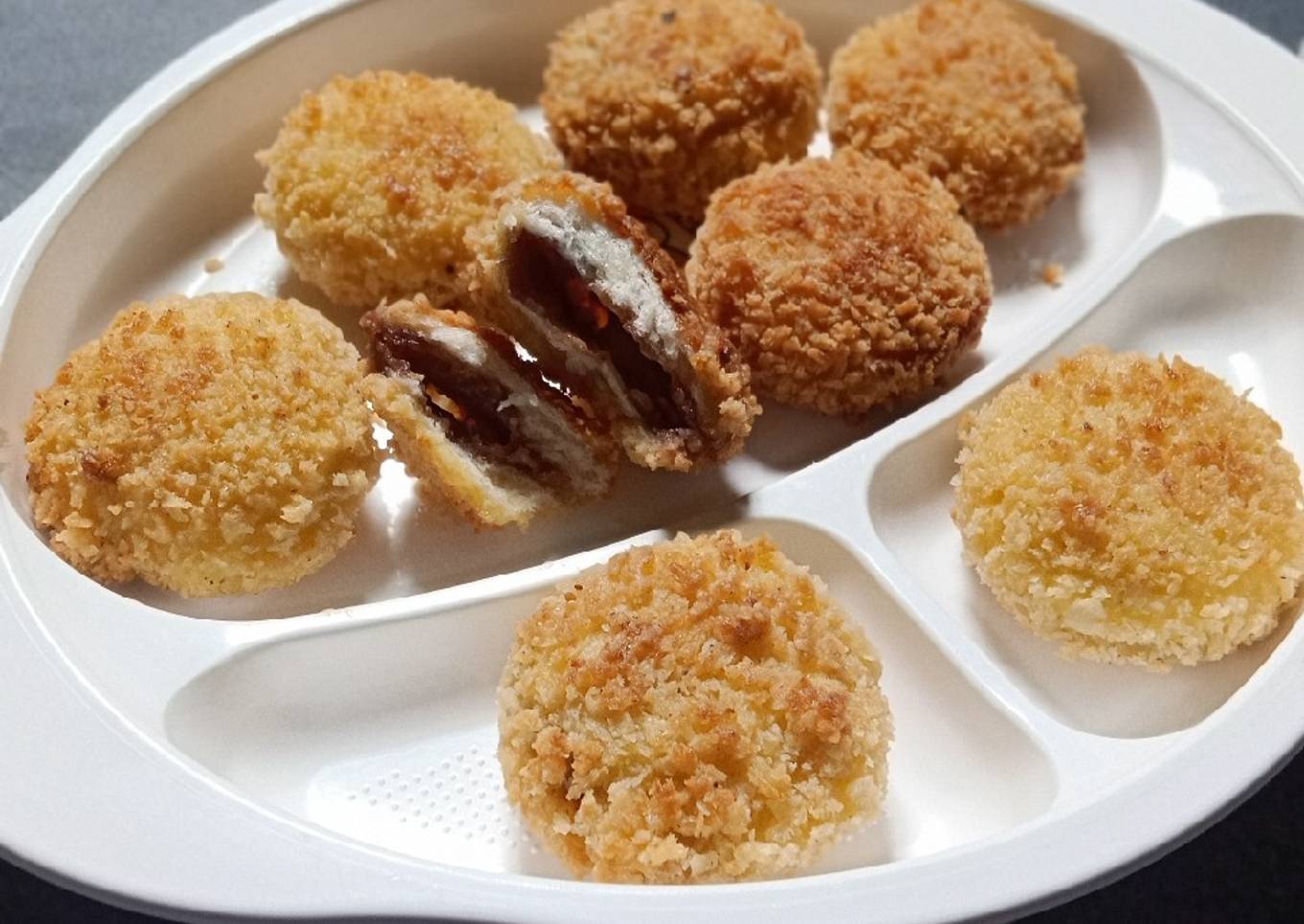 Roti Goreng Coklat Keju (Snack MPASI 12 bulan +)