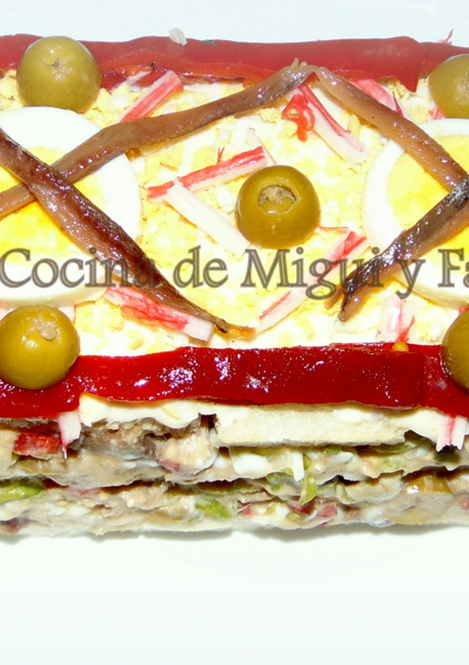 Una foto de Pastel de sándwich