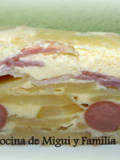 Una foto de Pastel de tortilla