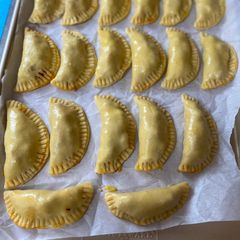 A picture of Empanadas (homemade dough).