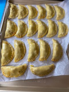 A picture of Empanadas (homemade dough).