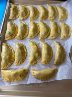 A picture of Empanadas (homemade dough).