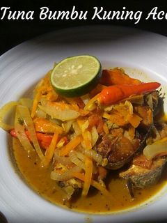 Foto resep Tuna Bumbu Kuning Acar