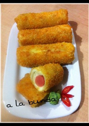 Foto resep Roti gulung sosis keju