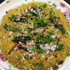 A picture of Mixed Dal Dhokla.