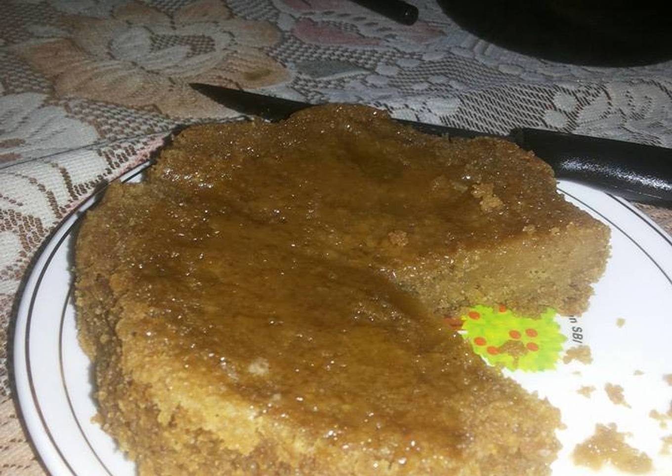 Eggless whiskey cake