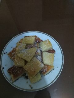 صورة لوصفة كيكة البسبوسه