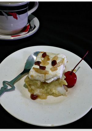 Foto resep klappertart durian