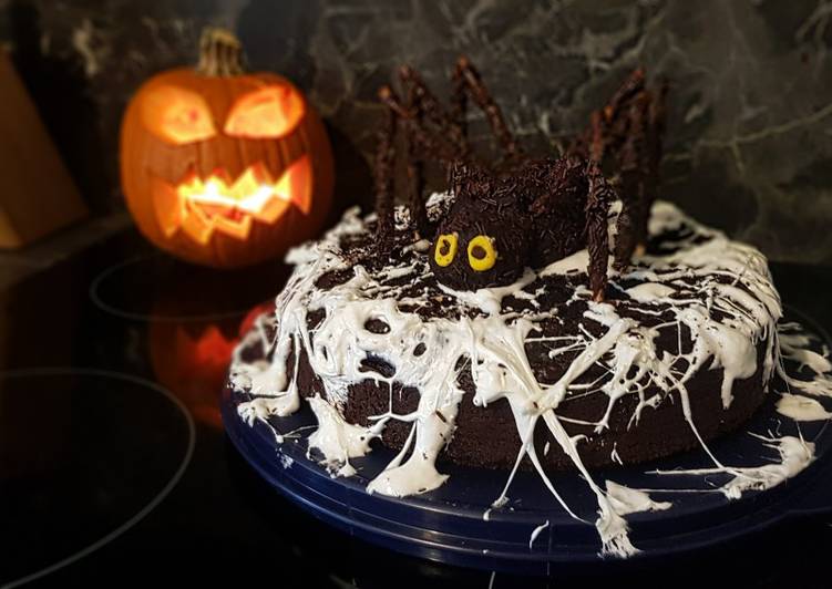 Comment faire Faire Appétissante 33• 🕷 Gâteau d'Halloween Choco-Oreo
et sa terrifiante araignée 🕷