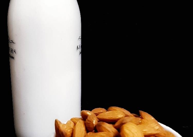 How to Make Award-winning Almond Milk- How to make vegan milk from scratch